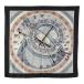  Hermes Calle 90 MECANIQUE DU TEMPS час. приспособление шарф черный серый многоцветный шелк женский HERMES [ б/у ]