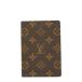  Louis Vuitton монограмма Koo verute.-ru паспорт кейс M60181 Brown PVC кожа женский LOUIS VUITTON [ б/у ]