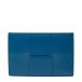 Bottega Veneta maxi сетка футляр для карточек чехол для пропуска голубой кожа женский BOTTEGAVENETA [ б/у ]