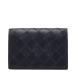  Bottega Veneta сетка футляр для карточек футляр для визитных карточек темно-синий желтый кожа мужской BOTTEGAVENETA [ б/у ]