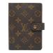  Louis Vuitton монограмма Agenda PM обложка для записной книжки R20005 Brown PVC кожа женский LOUIS VUITTON [ б/у ]