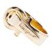  Salvatore Ferragamo gun chi-ni Logo шарф кольцо Gold металлизированный женский Salvatore Ferragamo [ б/у ]