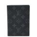  Louis Vuitton монограмма Eclipse Koo verute.-rupa sport NM паспорт кейс M64501 черный PVC LOUIS VUITTON [ б/у ]