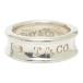  Tiffany narrow 1837 кольцо кольцо серебряный SV925 серебряный женский TIFFANY&amp;Co. [ б/у ]