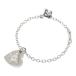  Celine Heart Macadam Logo браслет silver metallic ru женский CELINE [ б/у ]