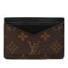  Louis Vuitton монограмма мака sa- Neo porutokaruto футляр для карточек чехол для пропуска M60166 Brown черный PVC LOUIS VUITTON [ б/у ]