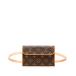  Louis Vuitton монограмма небольшая сумочка f Rolland чай n сумка-пояс сумка "body" #XS M51855 Brown PVC LOUIS VUITTON [ б/у ]