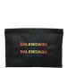  Balenciaga Logo клатч черный многоцветный нейлон женский BALENCIAGA [ б/у ]