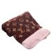  Louis Vuitton monogram large size beach towel towelket Brown pink cotton lady's LOUIS VUITTON [ used ]