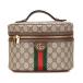  Gucci GGs шкив m off .tia зеркало имеется косметичка 611001 Brown PVC кожа женский GUCCI [ б/у ]