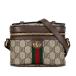  Gucci GGs шкив m Sherry линия off tia косметичка Mini сумка на плечо 699532 бежевый Brown PVC GUCCI [ б/у ]