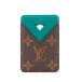  Louis Vuitton монограмма мака sa-porutokaruto магнит футляр для карточек M12855 Brown bo Rene o зеленый LOUIS VUITTON [ б/у ]