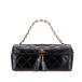  Chanel matelasse здесь Mark цепь косметичка чёрная кожа женский CHANEL [ б/у ]