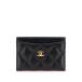  Chanel matelasse здесь Mark Gold металлические принадлежности Classic футляр для карточек AP4472 черный черная икра s gold женский CHANEL [ б/у ]