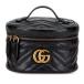  Gucci GGma-monto косметичка cosme сумка 624615 чёрная кожа женский GUCCI [ б/у ]