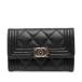  Chanel здесь Mark matelasse Boy Chanel футляр для карточек чехол для пропуска черный черная икра s gold женский CHANEL [ б/у ]