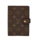  Louis Vuitton монограмма Agenda PM 6 дыра тип обложка для записной книжки органайзер R20005 Brown PVC кожа женский LOUIS VUITTON [ б/у ]