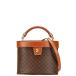  Celine Macadam косметичка сумка на плечо 2WAY Brown PVC кожа женский CELINE [ б/у ]