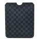  Louis Vuitton Damier gla Fit ete.iIPAD планшет кейс N60033 черный серый PVC мужской LOUIS VUITTON [ б/у ]