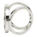  Hermes Trio шарф кольцо silver metallic ru женский HERMES б/у 