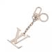 LOUIS VUITTON Louis Vuitton porutokre initial LV кольцо для ключей серебряный M65071 унисекс metal брелок для ключа A разряд б/у серебряный магазин 