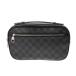  б/у Louis Vuitton LOUIS VUITTON Damier gla Fit Anne b направляющие черный N41289 Damier парусина мужской сумка "body" 