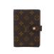  б/у Louis Vuitton LOUIS VUITTON Agenda PM Brown R20005 монограмма парусина унисекс обложка для записной книжки 