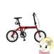  складной велосипед 16 дюймовый mimgoFIELD CHAMP поле Champ блокировка имеется широкие шины красный MG-FCP16RD-OP