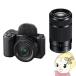 �~���[���X���J���� VLOGCAM ZV-E10 II �@ ZV-E10M2X �_�u���Y�[�������Y�L�b�g [�u���b�N]  APS-C�T�C�Y �~���[���X�J����