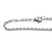 2mm 50cm нержавеющая сталь [S STEEL] печать входить фасоль адзуки колье цепочка для мужчин и женщин унисекс женский мужской 