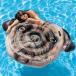  swim ring float mat Inte ksINTEX Pug Islay ndo173×130cm 58785 Pug dog pool child adult free shipping 