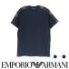 50%OFF �G���|���I �A���}�[�j �����Y ���� T�V���c EU�T�C�Y �j�� EMPORIO ARMANI TEXTURED LOGOBAND CREW NECK T-SHIRT ���̓� 54007737