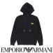 50%OFF Emporio Armani длинный рукав тренировочный Parker мужской ICONIC TERRY HOODED SWEATSHIRT Aiko nik Terry EMPORIO ARMANI 54095718