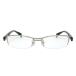 [ stock disposal ] super-discount times attaching glasses P7573-W silver square metal frame 1.55 spherical surface plastic lens attaching multi coat UV cut 