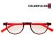  красочный k половинчатая оправа ведущий стакан очки при дальнозоркости очки голубой свет cut красный 