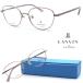 [LANVIN en Bleu] Lanvin on голубой VLB018J col.0G3B очки раз есть кроме того, раз нет линзы комплект [ стандартный товар ][ бесплатная доставка ] модные очки без линз мужской женский бренд 