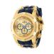 Invicta Men's Bolt 37196 Gold Dial Quartz Chronograph Watch (One Size, Blue, Gold)