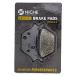 NICHE Brake Pad Set for Harley-Davidson Dyna Glide Heritage Softail Springer 44209-87D Rear Organic¹͢