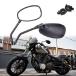 DREAMIZER Black Motorcycle Mirrors for Handlebars 10MM Handlebar Side Mirrors with Clamp Mount Compatible with M109 Valkyrie Road Star V Star ¹͢