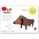 hacomo kids животное серии такса картон конструктор 