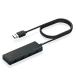  Elecom USB ступица U3H-FC03BBK [ миниатюрный * легкий проект ] USB3.0 A порт ×4 cave 