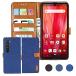 [ Anrek ]AQUOS R5G/SH-51A/SHG01/908SH соответствует SHARP Denim материал карманный чехол (