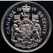 1976 год Canada 50 цент монета - никель - устойчивый Like монета - Elizabeth 2. женщина .