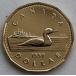 1990 год Canada $1 доллар Looney - устойчивый Like - Elizabeth 2.-UNC -