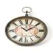 ݤ Paris Oval Clock Retro French Rough Antique White Clock Face Of Roman