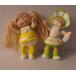 ٥Ȫͷ X2 Vintage 3.5 1984 Miniature Cabbage Patch Doll Bottle With Bonnet