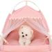  pet bed cat bed dog bed pretty dome type pet tent cushion attaching surface white ventilation both sides pad washing easy folding small animals for style 