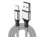 �A�b�v�� USB 100cm �V���o�[  Lightning ���C�g�j���O �P�[�u��