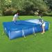 ���~���x�܂��z�� �x�X�g�E�F�C Bestway �v�[���J�o�[ ��p�v�[���J�o�[ 58107 �u���[ flowclear Pool Cover �g�ݗ��� �֘A�摜1