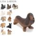 [ параллель импортные товары ] Lisa la-son украшение талон фланель собака собака животное произведение искусства Северная Европа керамика LisaLarson Kennel 1140 Lisa Larson